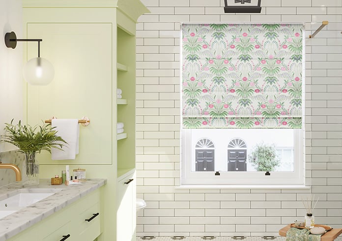 Cotswold Faux Silk, Candyfloss - Motorised Roman Blind - Image 3